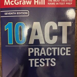 McGraw Hill Blue ACT Practice Tests Book